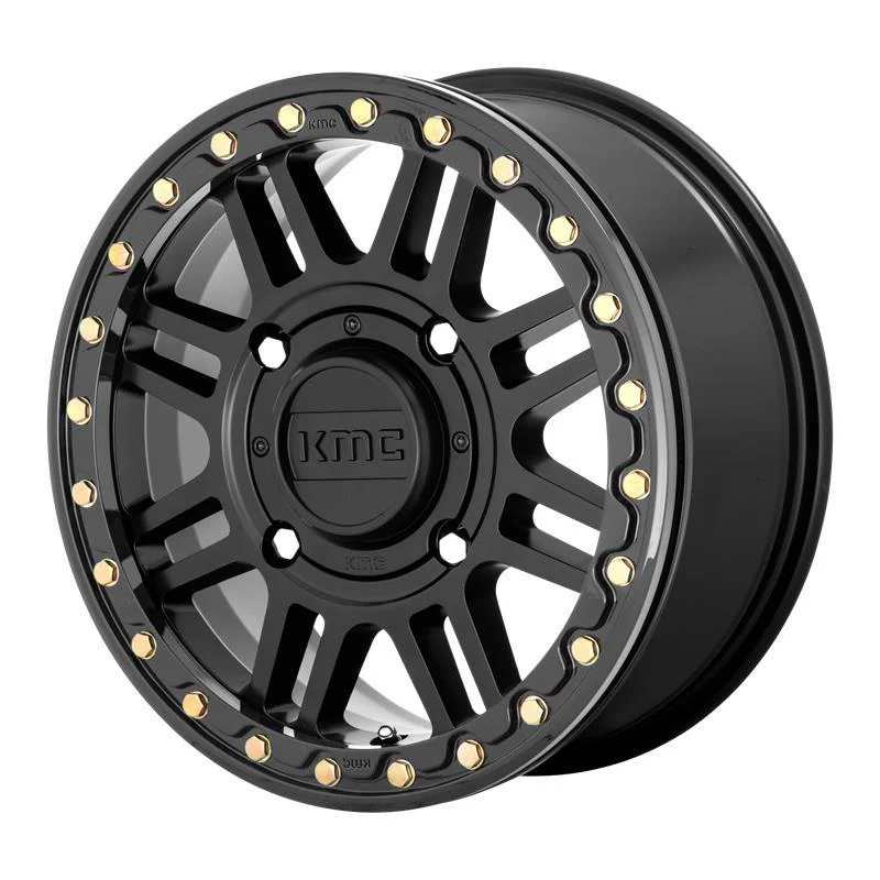 Statusfälgar KS250 Satin Black With Gloss Black Ring 6x15 4/156 ET38
