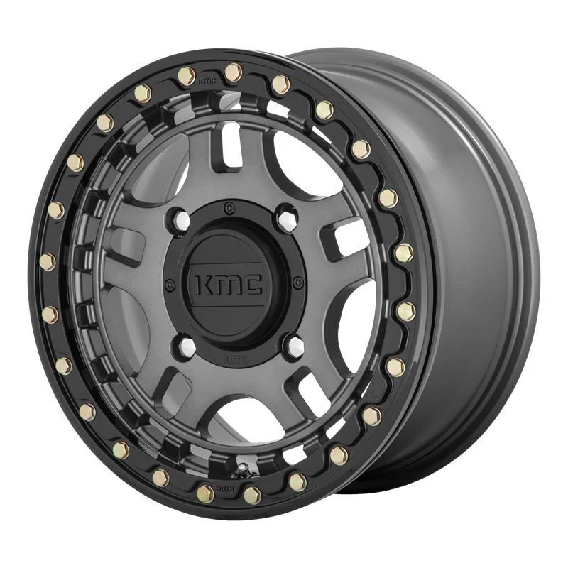 Statusfälgar KS240 Gun Metal With Gloss Black Ring 7x15 4/156 ET38