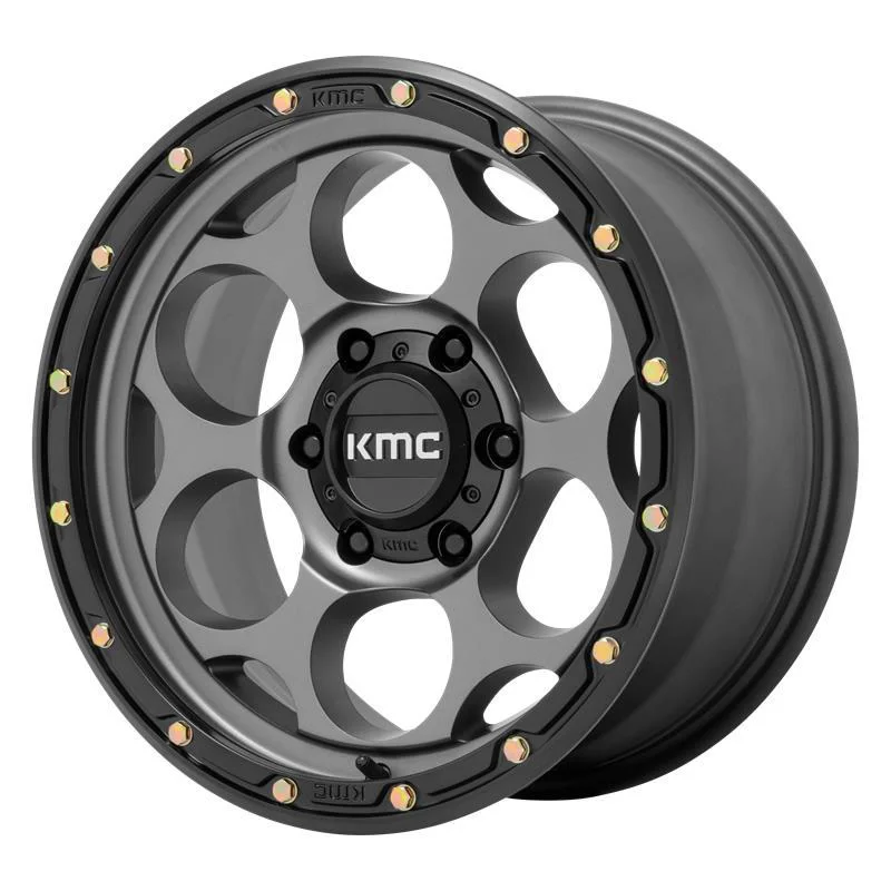 Statusfälgar KM541 Satin Gray With Black Lip 8.5x17 6/139,7 ET0