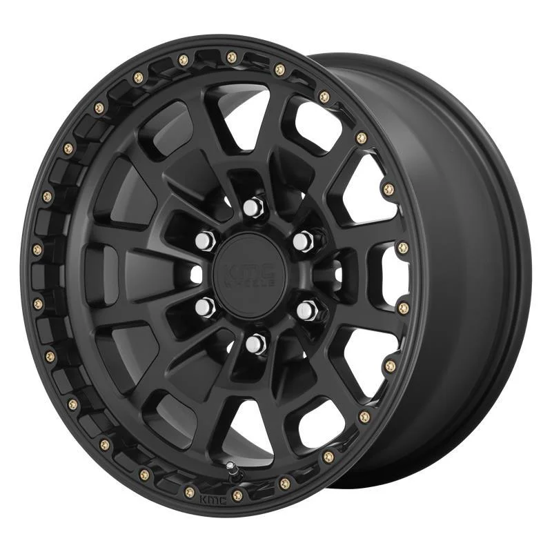 Statusfälgar KM718 SUMMIT SATIN BLACK 8.5x17 5/127 ET0