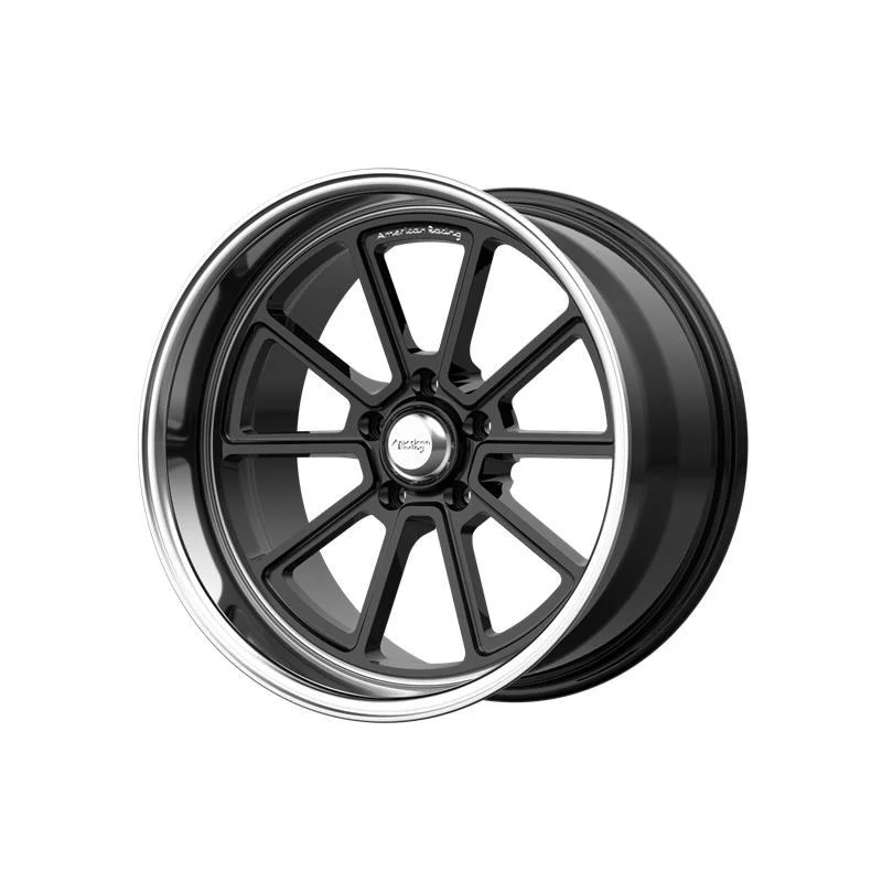 Statusfälgar VN510 DRAFT GLOSS BLACK W/ DIAMOND CUT LIP 10x20 5/120,65 ET6