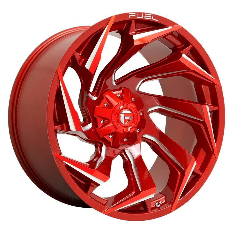 Statusfälgar FC754 Candy Red Milled 10x20 5/114,3/127 ET-18