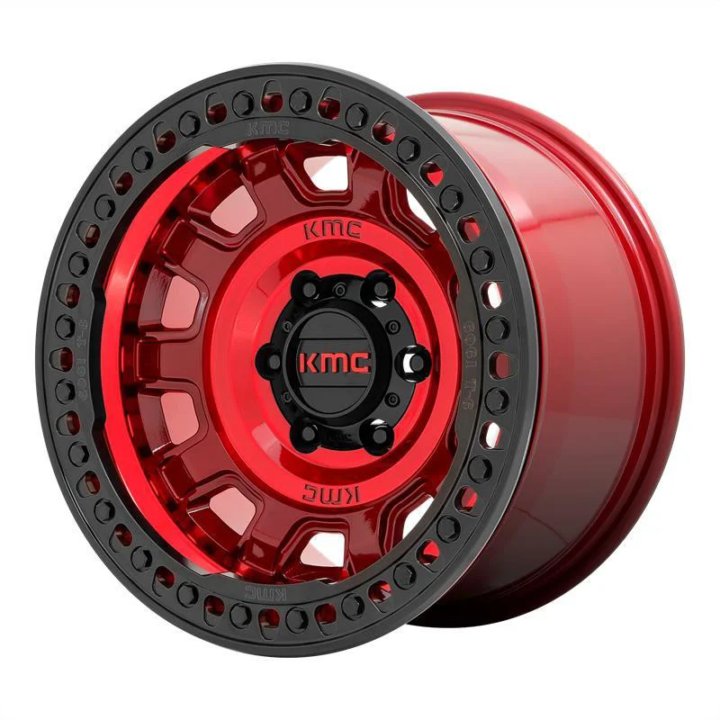 Statusfälgar KM236 Candy Red 9x17 6/139,7 ET-15