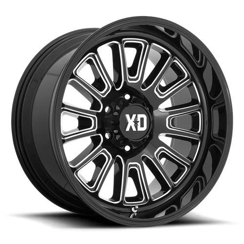 Statusfälgar XD864 ROVER GLOSS BLACK MILLED 10x22 6/135 ET-18