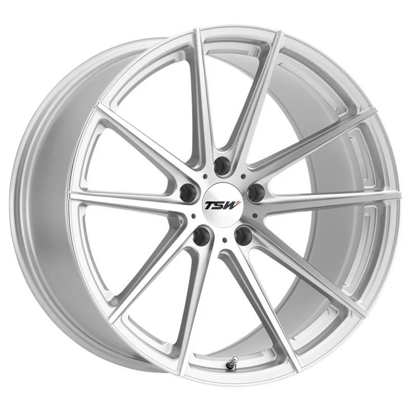 Statusfälgar BATHURST SILVER W/ MIRROR CUT FACE 8.5x19 5/120 ET35