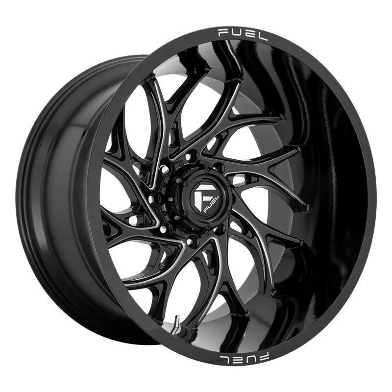 Statusfälgar D741 RUNNER GLOSS BLACK MILLED 8.3x20 8/200 ET-202