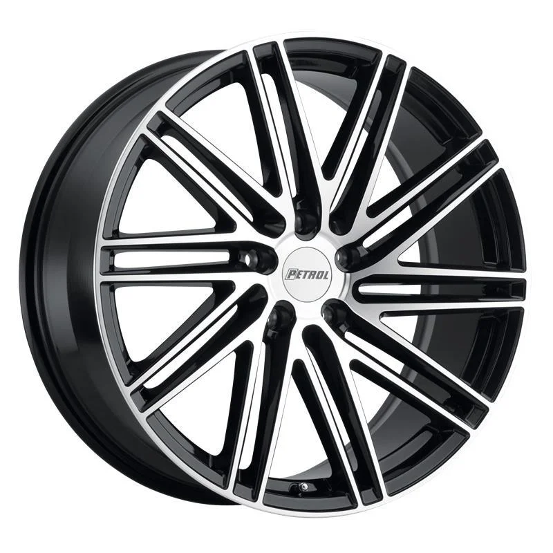 Statusfälgar P1C GLOSS BLACK W/ MACHINED FACE 8x17 5/110 ET40