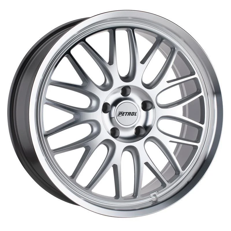 Statusfälgar P4C SILVER W/ MACHINED FACE & LIP 7x16 4/100 ET40