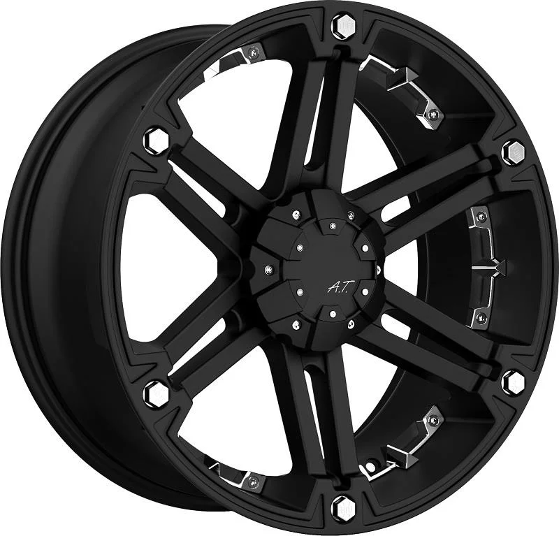 Statusfälgar D01 Flatblack Chrome inserts 9x20 6/114,3/120 ET20
