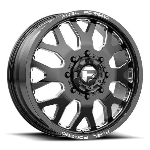 Statusfälgar DE19 FF19D GLOSS BLACK MILLED 8.3x24 8/210 ET-221