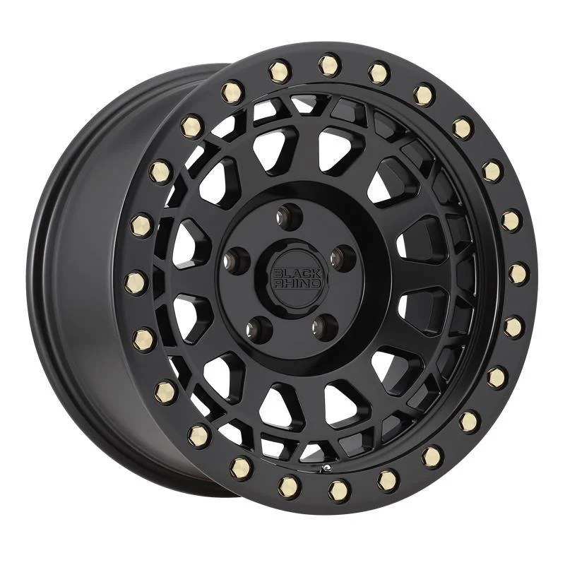 Statusfälgar PRIMM MATTE BLACK W/ BRASS BOLTS 9x17 8/165,1 ET0