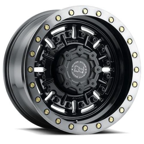 Statusfälgar ABRAMS GLOSS GUN BLACK W/ MACHINED DARK TINT 9.5x18 5/127 ET-18