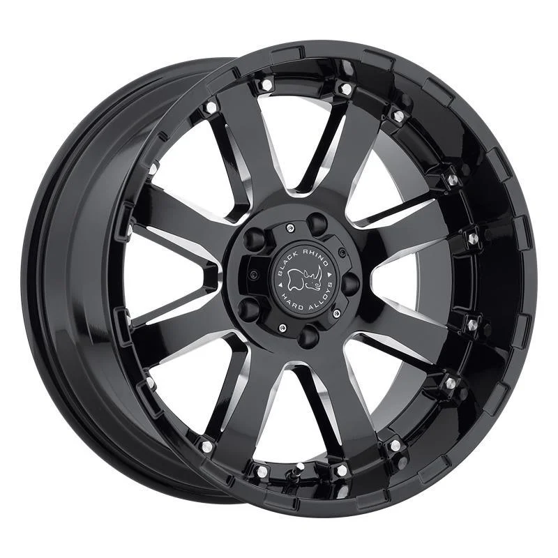 Statusfälgar SIERRA GLOSS BLACK W/ MILLED SPOKES 9x20 6/139,7 ET12