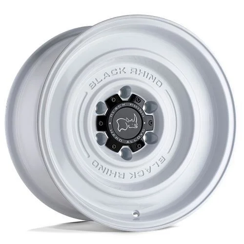 Statusfälgar SOLID GLOSS WHITE 9.5x17 6/139,7 ET-12