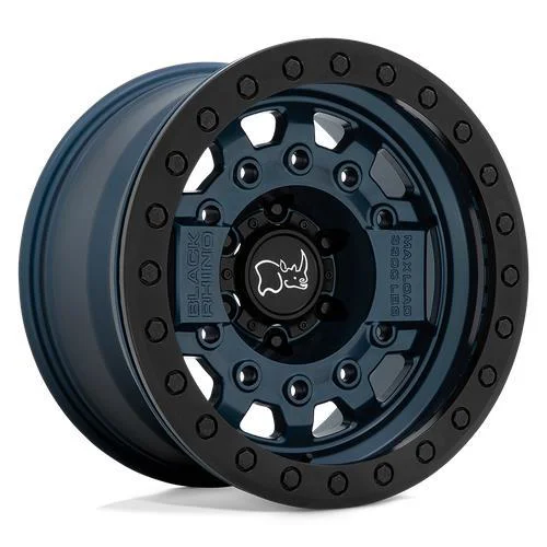 Statusfälgar AVENGER BEADLOCK NAVY BLUE W/ BLACK HARDWARE 8.5x17 6/139,7 ET0