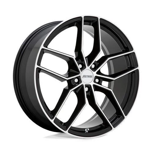 Statusfälgar P5C GLOSS BLACK W/ MACHINED FACE 8x18 5/114,3 ET40