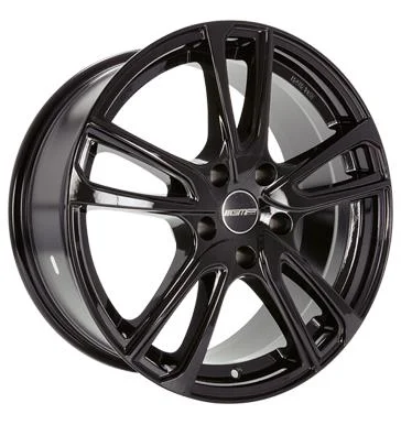 AFL GMP Astral Glossy Black 7x17 5/105 ET35