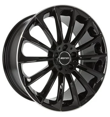AFL GMP Stellar Shiny Black Diamond Lip 9x22 5/112 ET37