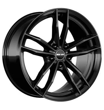 AFL GMP Swan Black Glossy 8.5x20 5/108 ET45