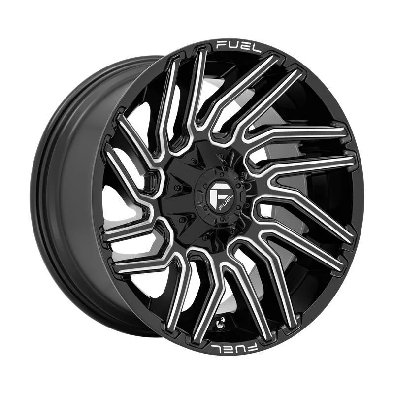 Statusfälgar D773 TYPHOON GLOSS BLACK MILLED 9x20 8/165,1 ET1