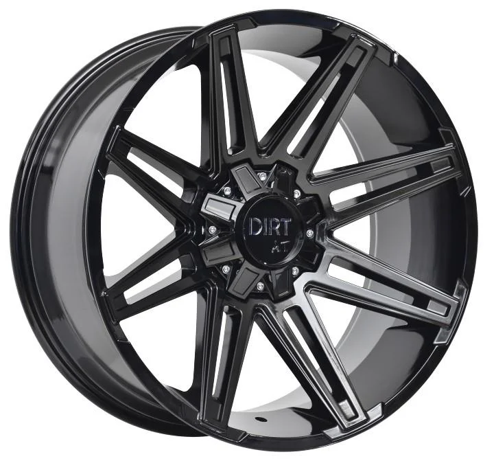 Statusfälgar D88 Glossblack 10x20 5/127/139,7 ET-20