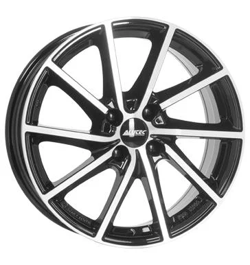 AFL Alutec Singa Diamant-Schwarz Frontpoliert 6x15 5/112 ET43