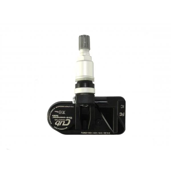  CUB Dual Sensor 315/433 MHz  Clamp-in Silver valve