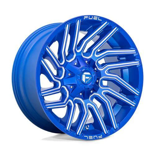 Statusfälgar D774 TYPHOON ANODIZED BLUE MILLED 10x22 8/180 ET-18