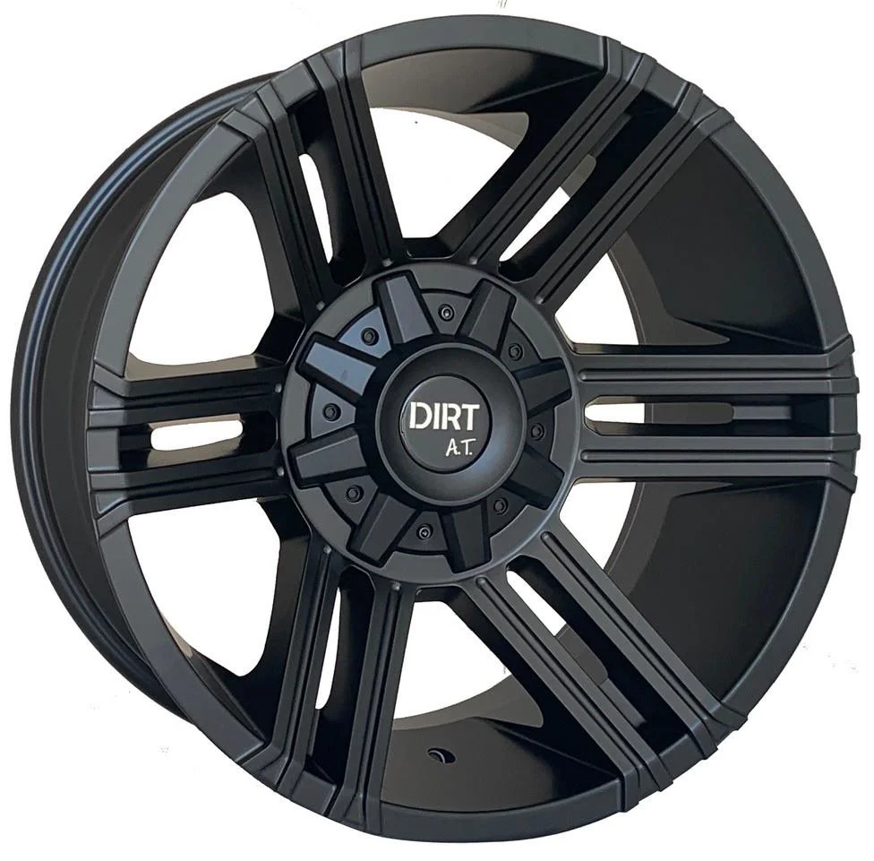 Statusfälgar D102 Flatblack 10x20 5/127/139,7 ET-25