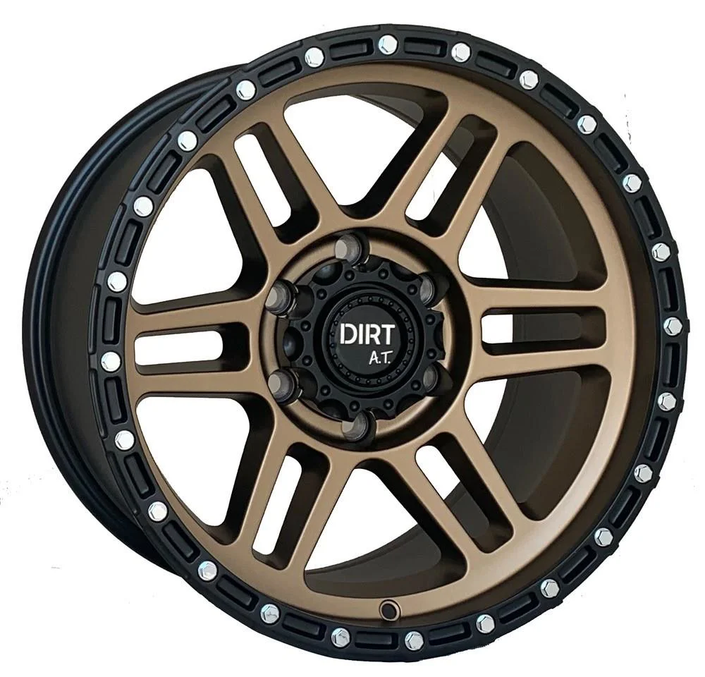 Statusfälgar D111 Bronze black lip 9x17 6/139,7 ET12