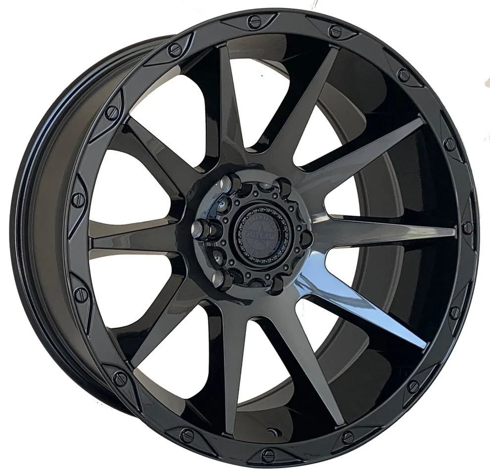 Statusfälgar A207 Glossblack tinted face