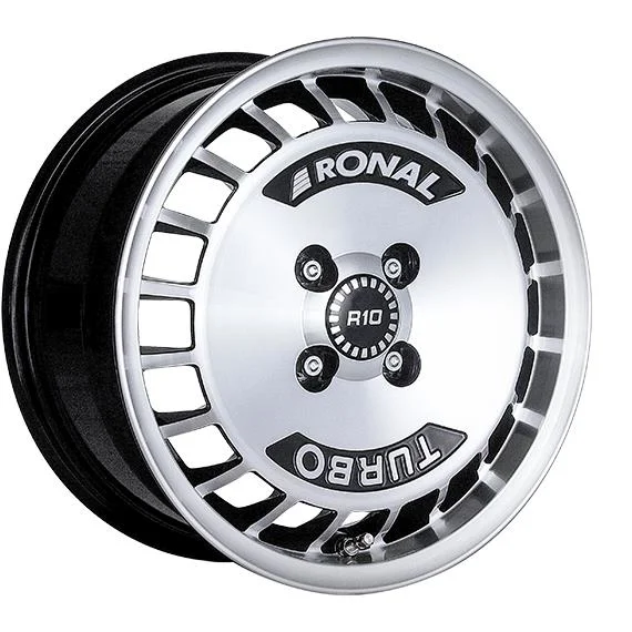 Rautamo RONAL R10 TURBO BLACK FRONT CUT 7x15 4/100 ET28