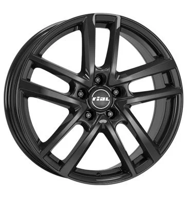 AFL Rial Astorga Diamant-Schwarz 7.5x18 5/100 ET46