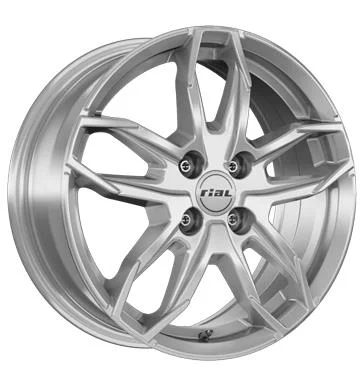 AFL Rial Lucca Polar-Silber 8x18 5/108 ET45