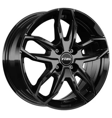 AFL Rial Lucca Diamant Schwarz 6.5x17 4/100 ET38