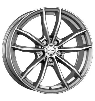 Rial X12 Metal-Grey 7,5x18 5x112 ET46