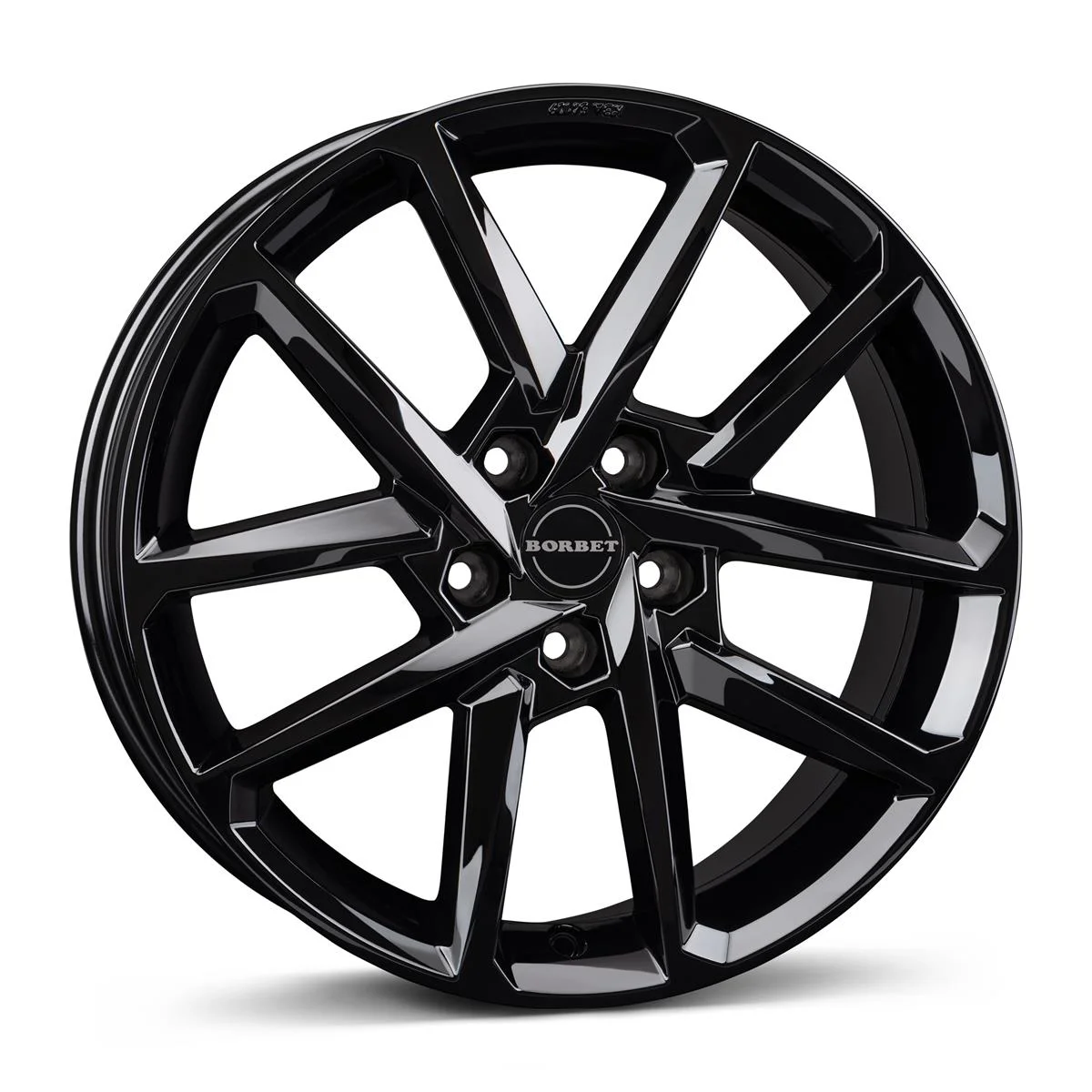 Rautamo BORBET N black glossy 8x19 5/108 ET43