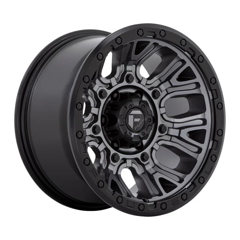 Statusfälgar D825 TRACTION MATTE GUNMETAL W/ BLACK RING 9x20 6/139,7 ET1