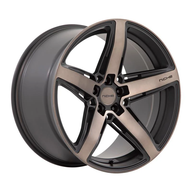 Statusfälgar M271 TERAMO MATTE BLACK W/ DOUBLE DARK TINT FACE 10.5x20 5/112 ET20