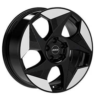 AFL Alutec Solar Diamant Schwarz Frontpoliert 8x19 5/112 ET49