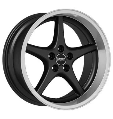 AFL Ocean Wheels MK18 Black Diamond 8.5x18 5/108 ET6