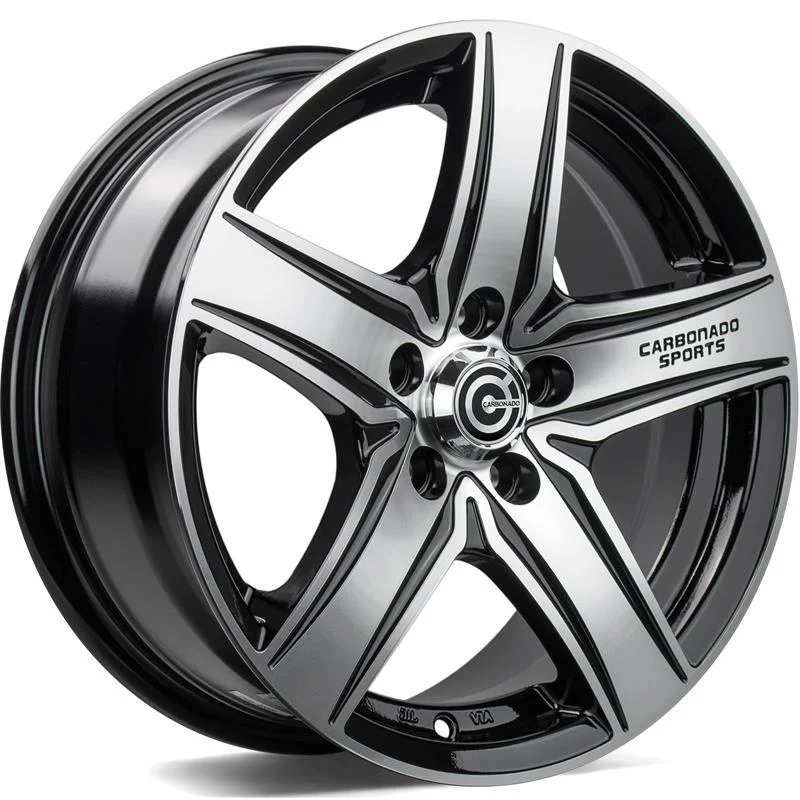 Statusfälgar GTRSPORTS1 Black Front Polished 5.5x13 4/100/98 ET30