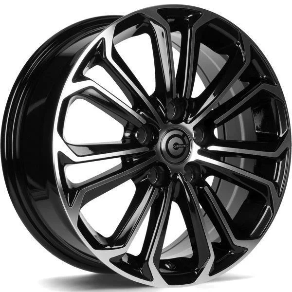Statusfälgar Panther Black Front Polished 6.5x16 5/108 ET45