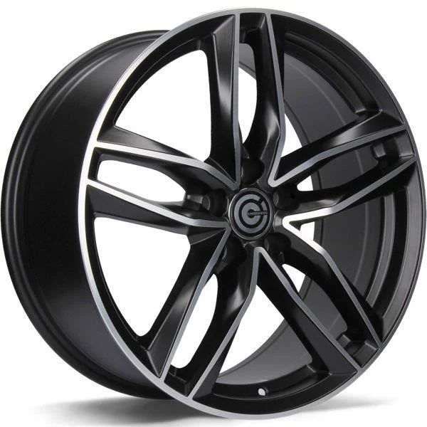 Statusfälgar Style Matt Black Front Polished 8x18 5/112 ET35