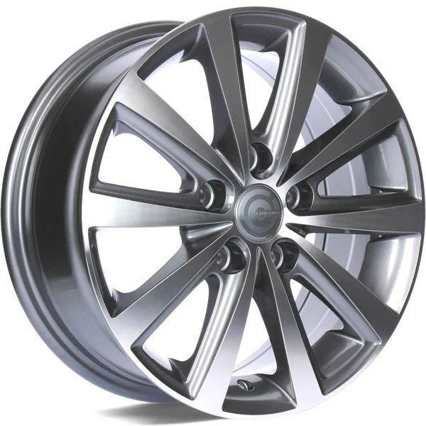 Statusfälgar Madrid Anthracite Front Polished 6x15 5/100 ET38