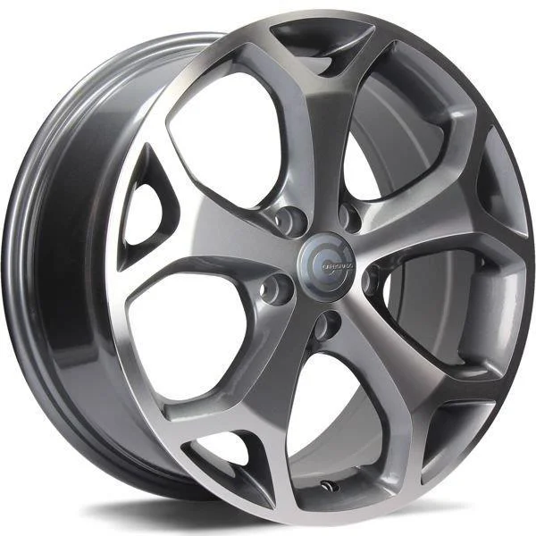 Statusfälgar LASVEGAS Anthracite Front Polished 6.5x16 5/108 ET50