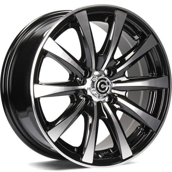 Statusfälgar Raven Black Front Polished 6.5x15 4/100/98 ET35