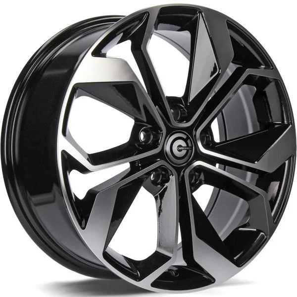 Statusfälgar Raptor Black Front Polished 7x17 5/114,3 ET45