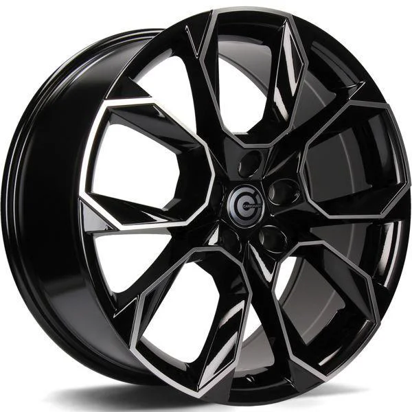 Statusfälgar Beast Black Front Polished 6.5x16 5/112 ET43