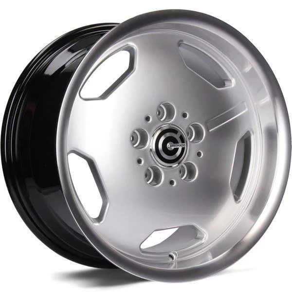 Statusfälgar Retro Diamond Hyper Silver Lip Polished 8x17 5/112 ET35